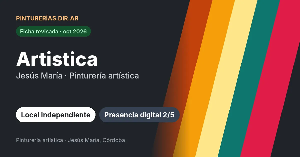Artistica, Jesús María, Córdoba: Pinturería artística · Jesús María, Córdoba