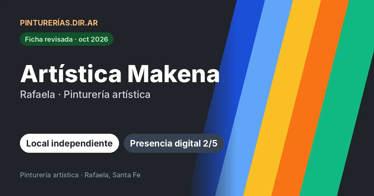Artística Makena, Rafaela, Santa Fe: Pinturería artística · Rafaela, Santa Fe
