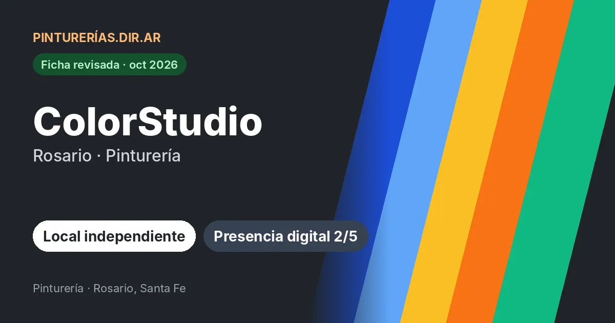 ColorStudio, Rosario, Santa Fe: Pinturería · Rosario, Santa Fe