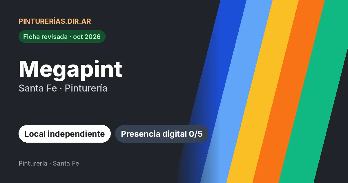 Megapint, Santa Fe: Pinturería · Santa Fe