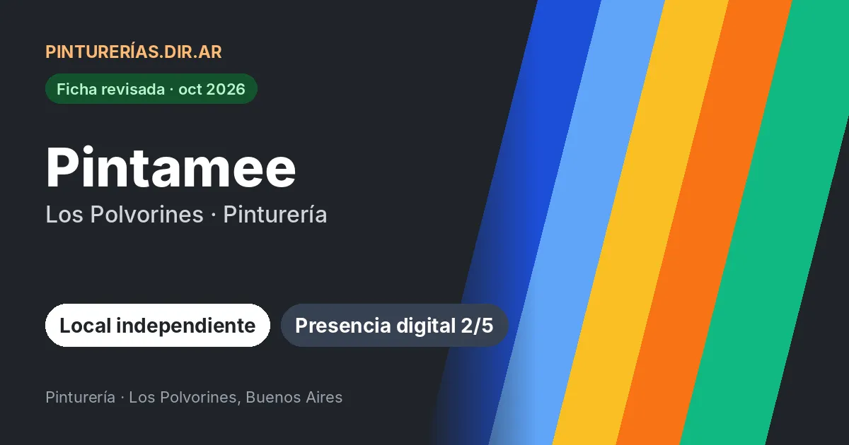 Pintamee, Los Polvorines, Buenos Aires: Pinturería · Los Polvorines, Buenos Aires